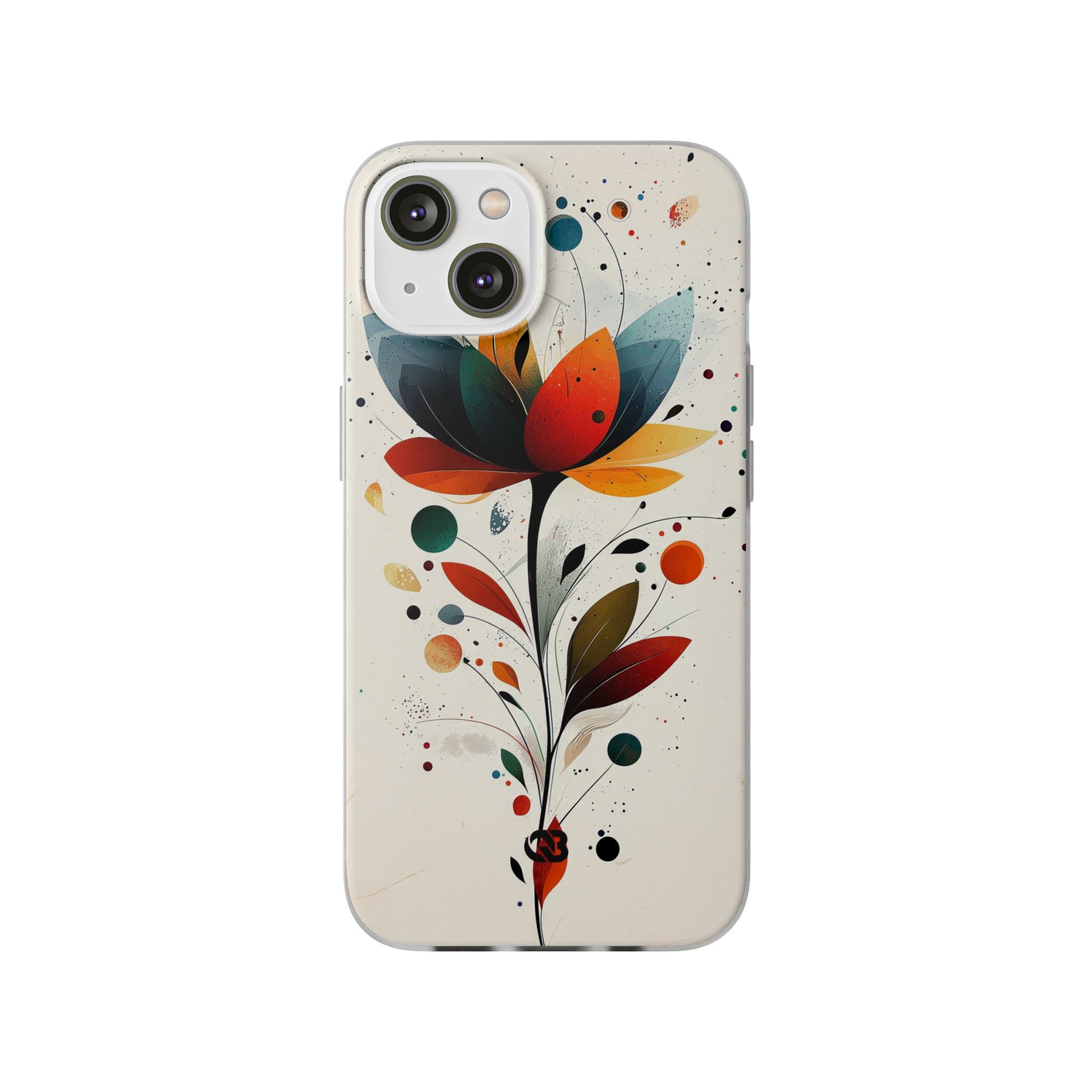 Burnt Petal Abstract · Soft Hoesje voor iPhone