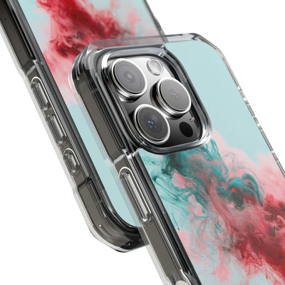 Sonic Bloom · Clear Impact Magnetic Phone Case for iPhone · Red
