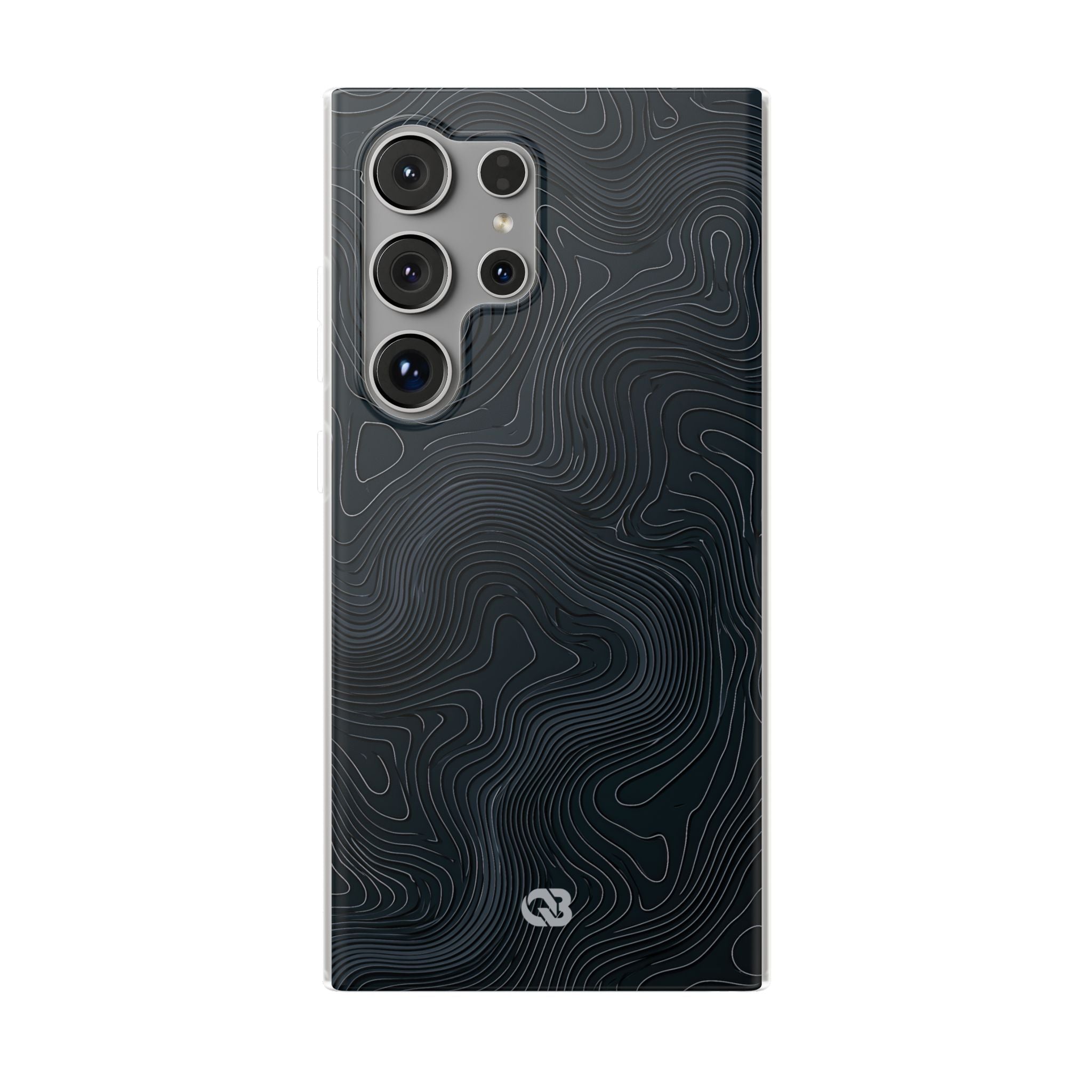 Black Lite Phone Case for Samsung - Obsidian Ridge Topo