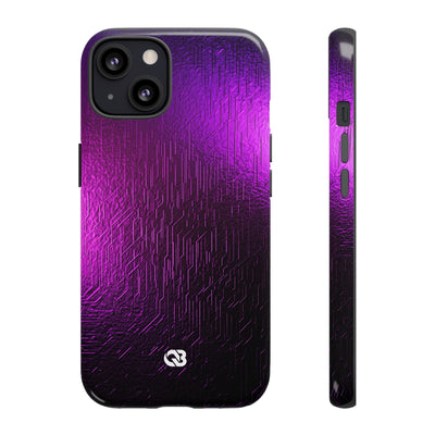 Violet Cyber Circuit · Tough Phone Case for iPhone · Purple