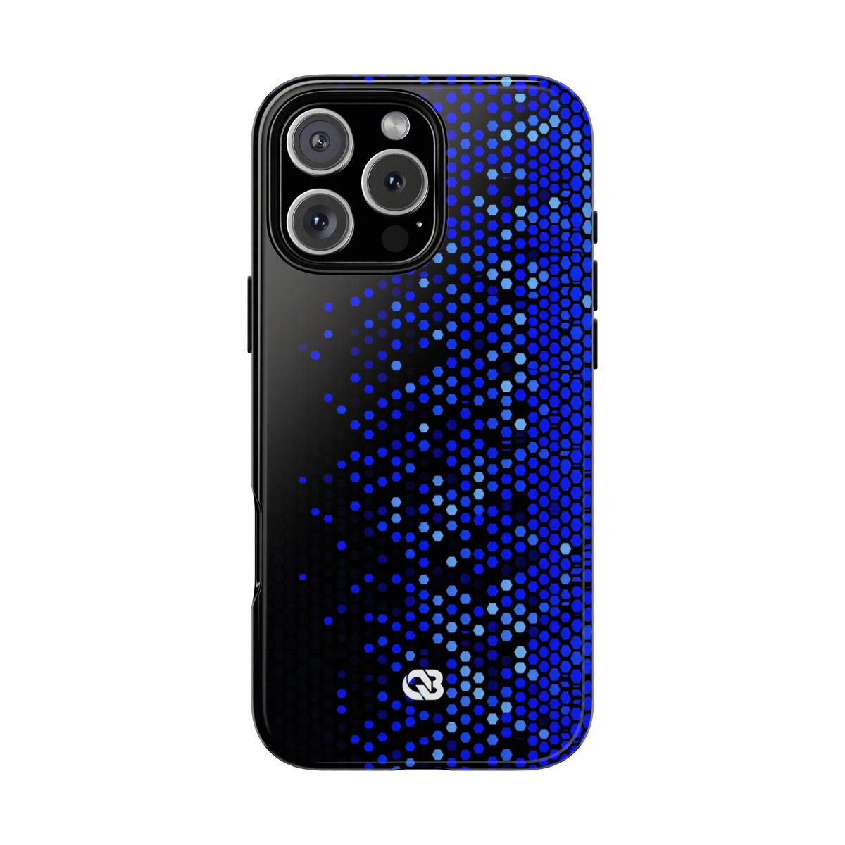 Cobalt Hex Dispersion · Tough Phone Case for iPhone · Blue