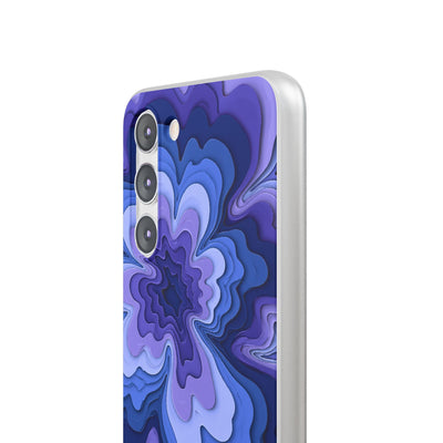 Periwinkle Strata Bloom · Lite Phone Case for Samsung · Purple