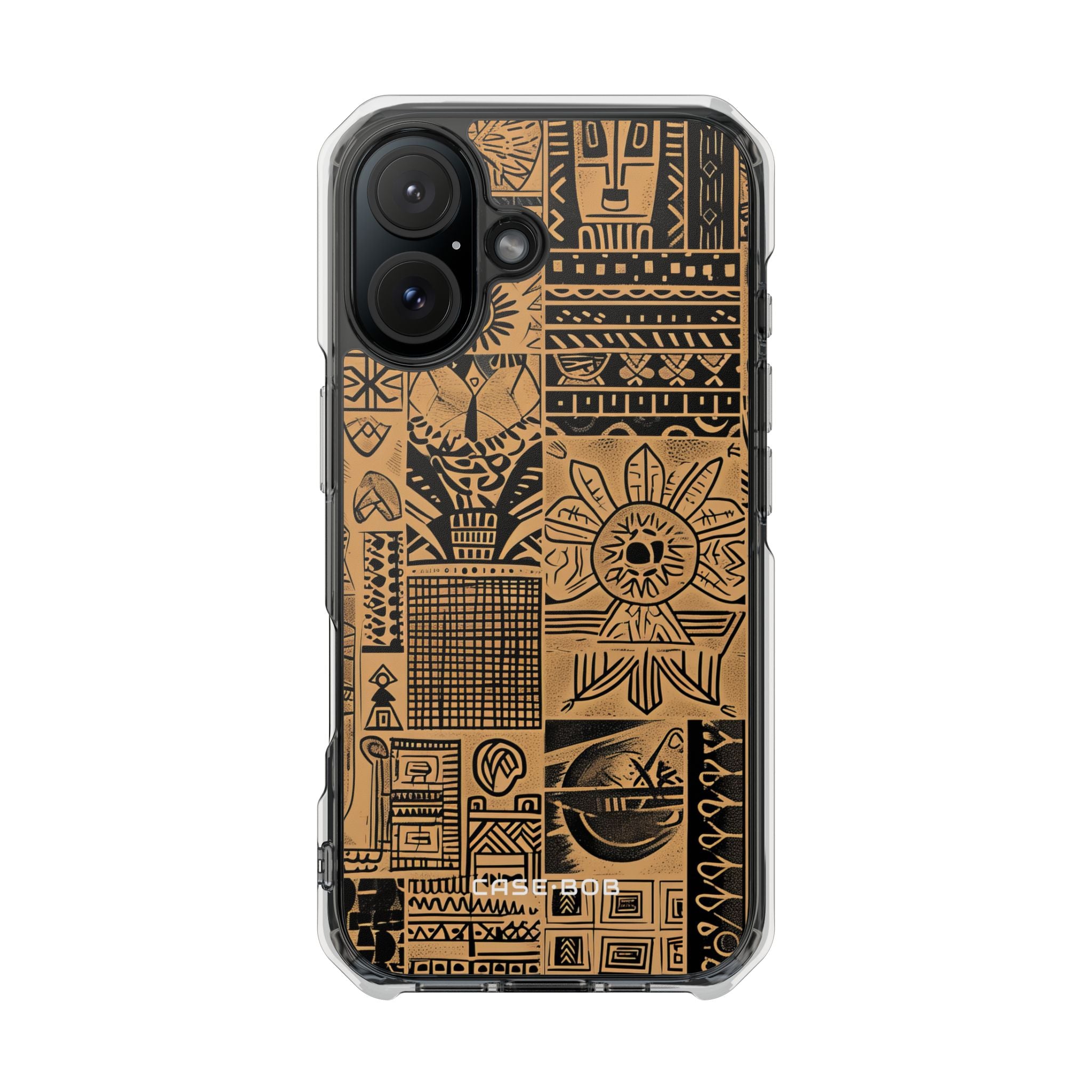 Tribal Faces iPhone 16 Case - Impact - CASE•BOB