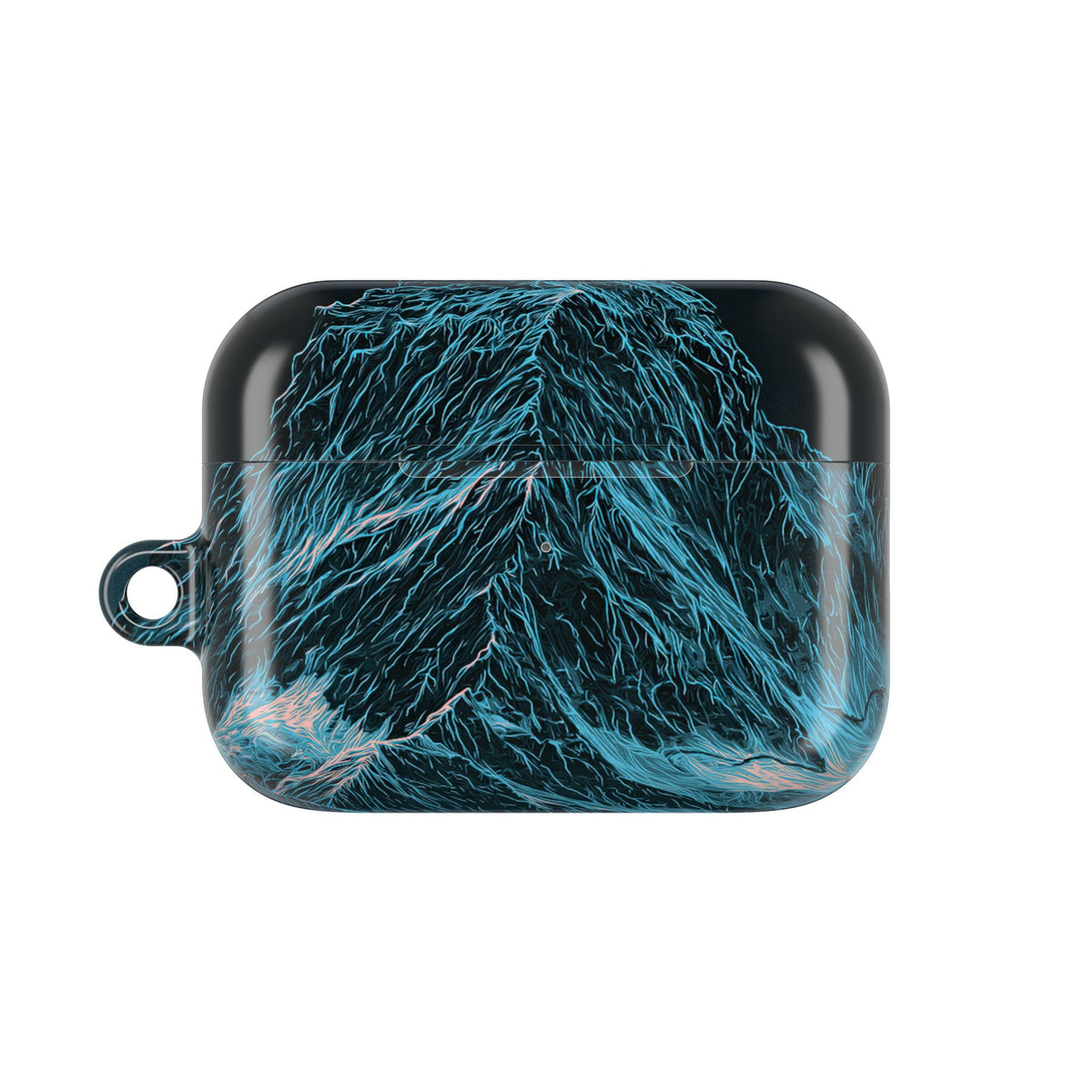Glacial Alpine Peak · Hard Case for AirPods & AirPods Pro · Blue