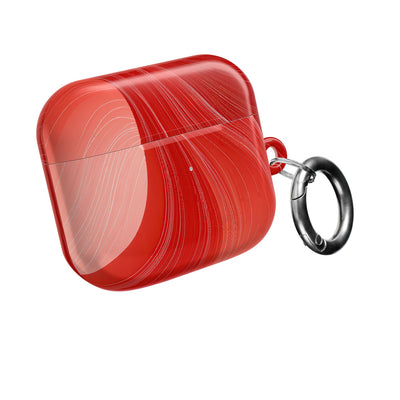 Crimson Contour · Hard Case for AirPods & AirPods Pro · Red