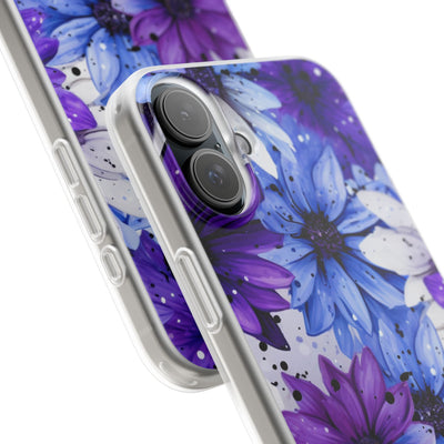 Ink Splatter Blooms · Soft Coque de téléphone pour iPhone
