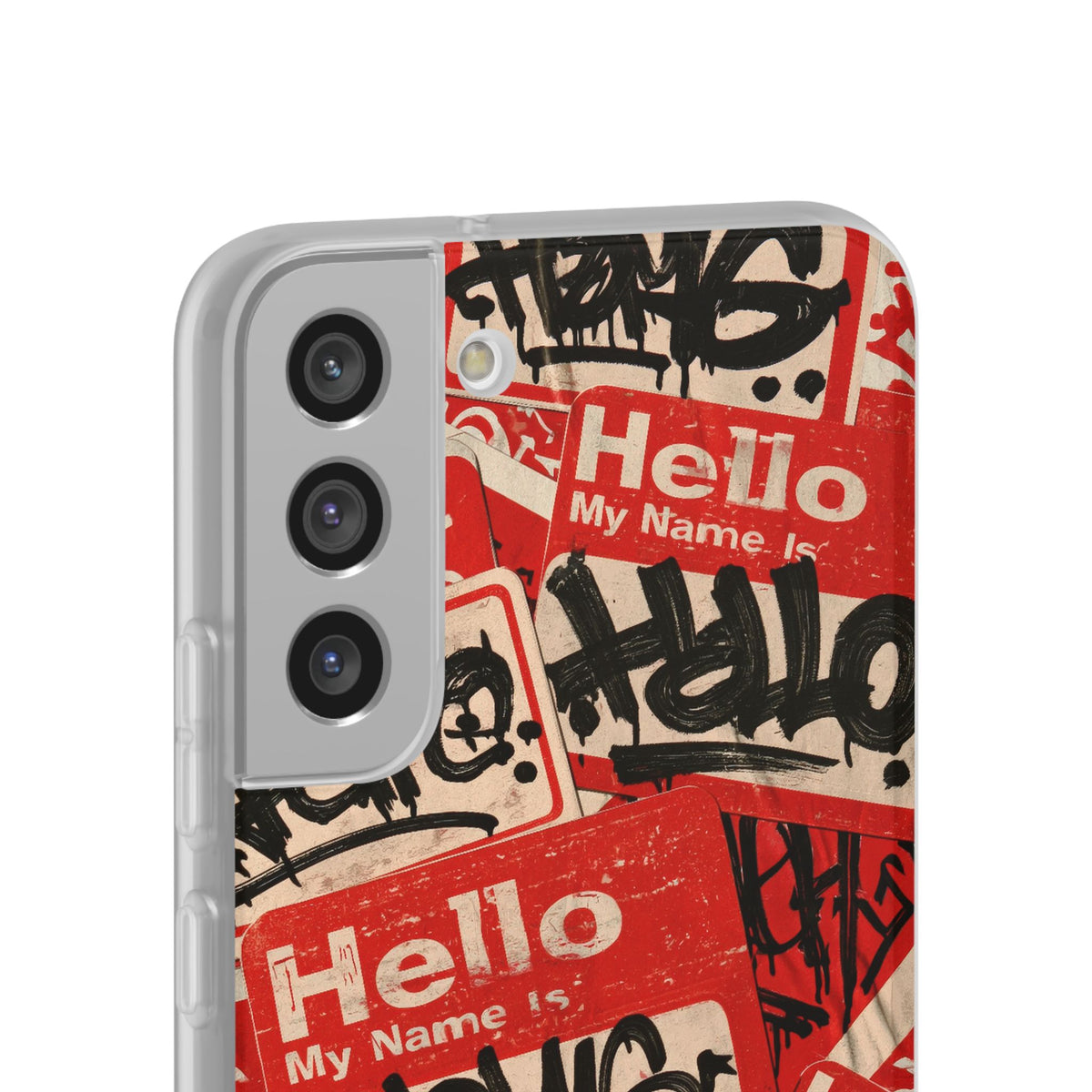 Slap Tag Collage · Lite Phone Case for Samsung · Red
