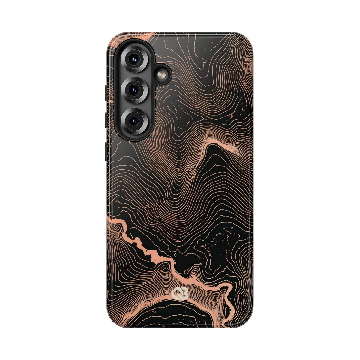 Mesa Elevation Contour · Tough Phone Case for Samsung · Black