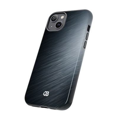 Brushed Obsidian Steel · Tough Phone Case for iPhone · Grey
