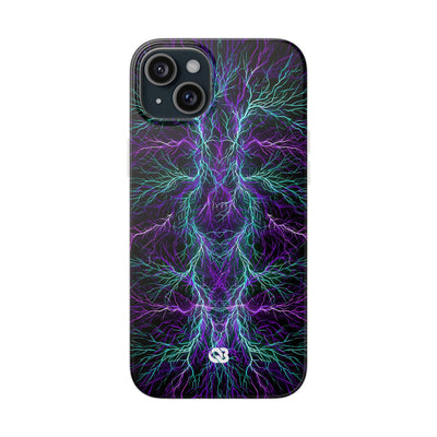 Electric Plasma Arbor · Lite Phone Case for iPhone ·  Purple