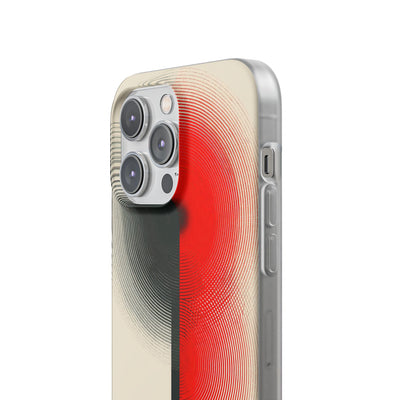 Red Lite Phone Case for iPhone - Split Signal Red