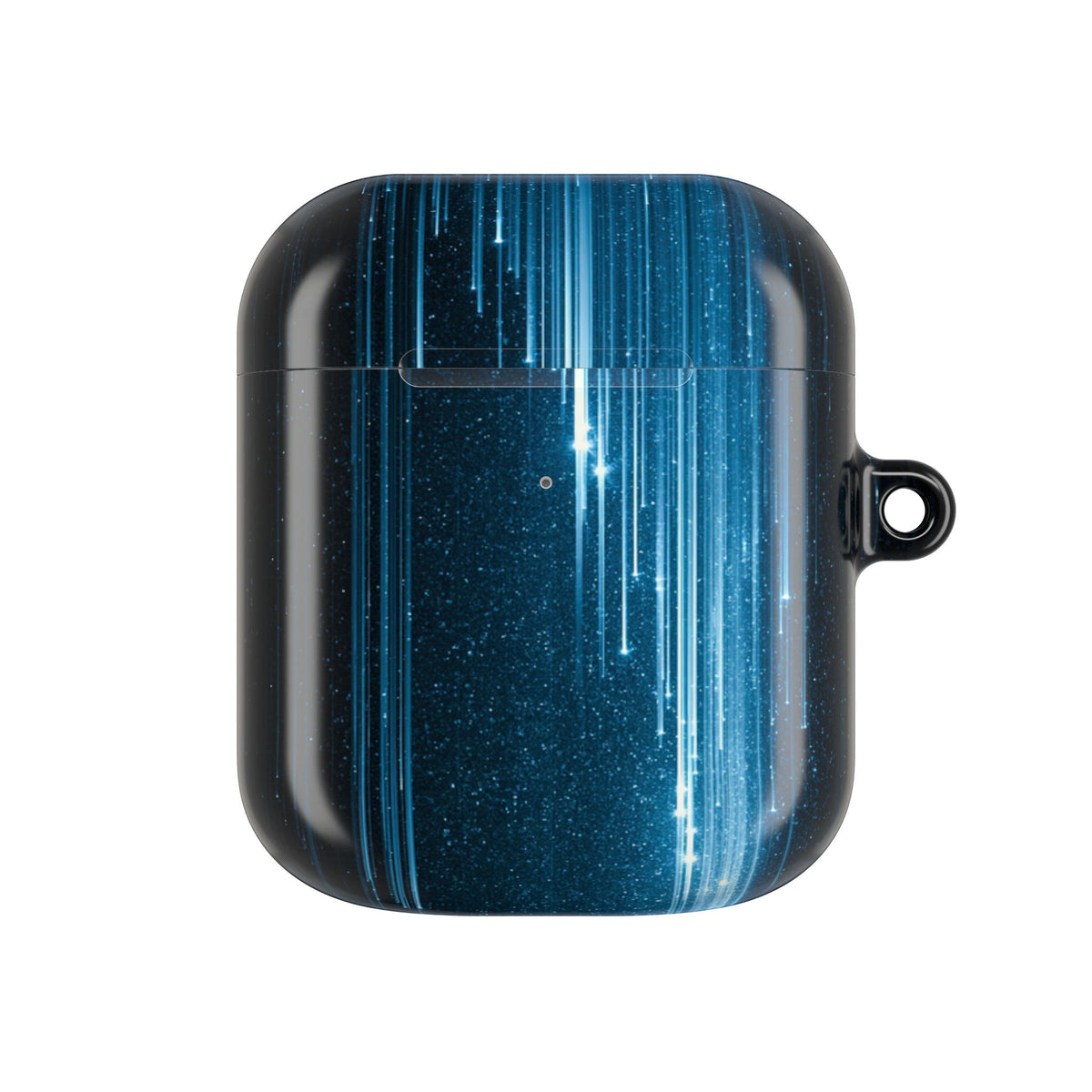 Nocturnal Cascade · Hard Case for AirPods & AirPods Pro · Black