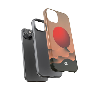 Crimson Sol Ridge · Tough Phone Case for iPhone · Red