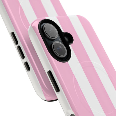 Soft Pink Stripe · Tough+ Magsafe