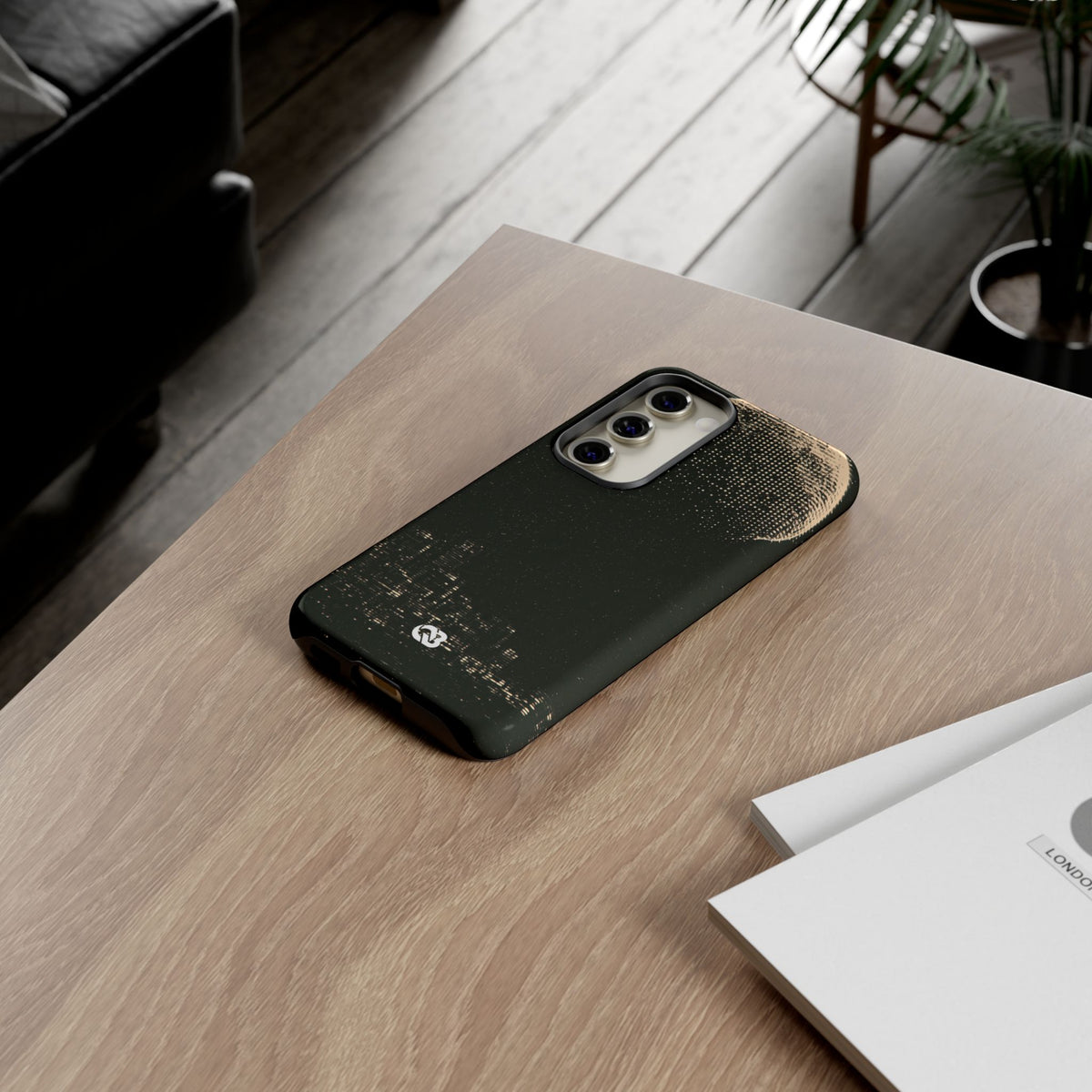 Lunar Metropolis Nocturne · Tough Phone Case for Samsung · Black