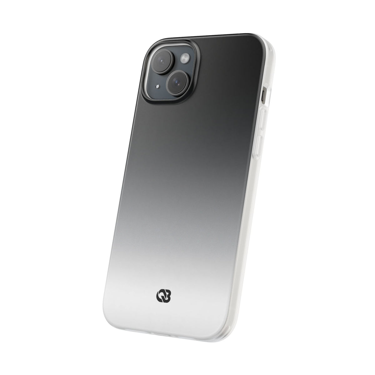 Noir Ombre Fade · Lite Phone Case for iPhone ·  Black