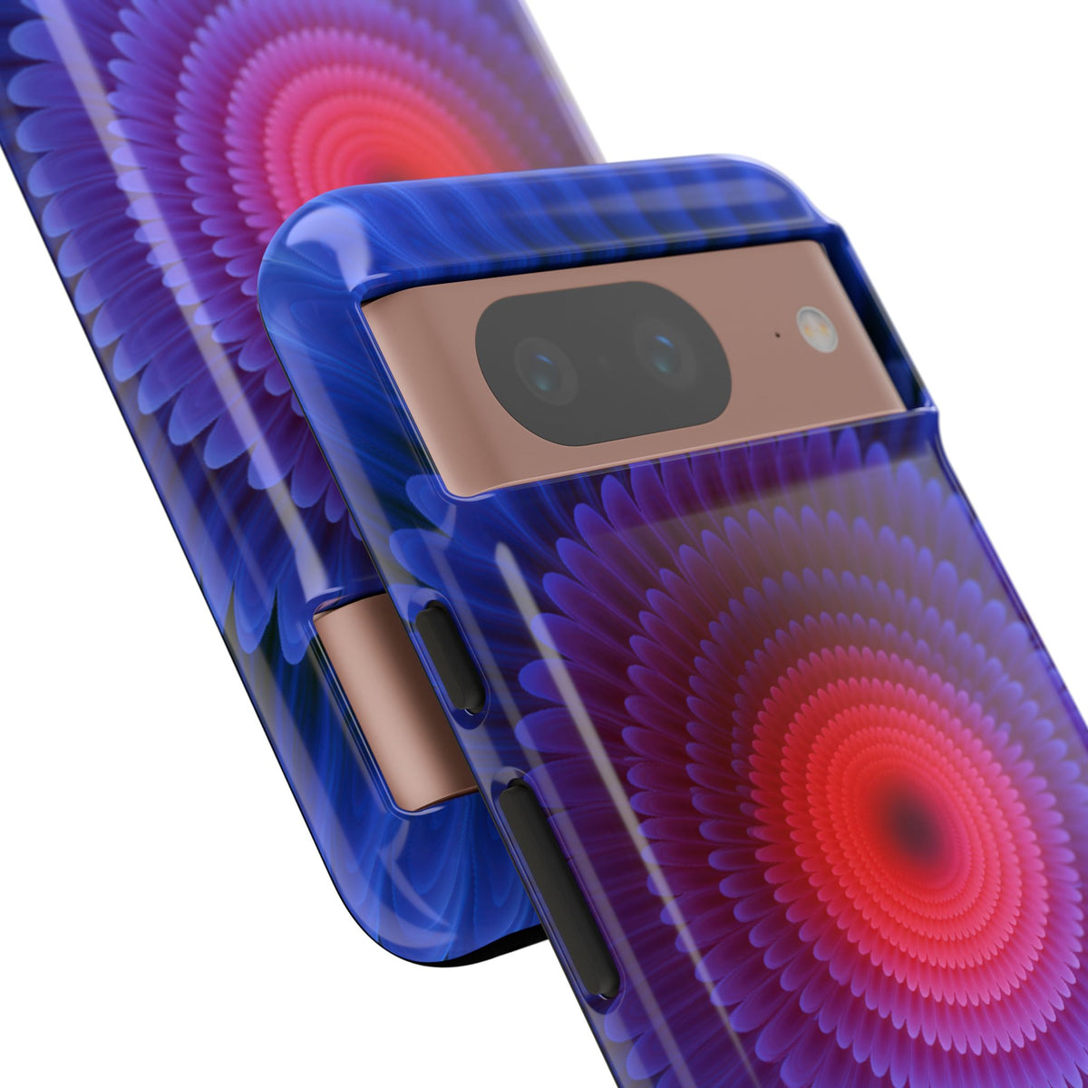 Radial Spectrum Bloom · Tough Phone Case for Pixel ·  Blue