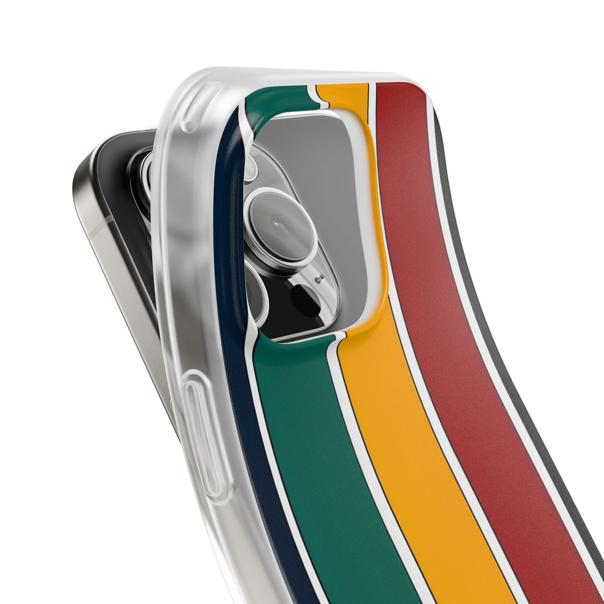 Retro Racing Bars · Soft Phone Case for iPhone