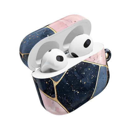 Golden Mosaic Navy - AirPods Cover