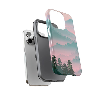 Teal Tough Phone Case for iPhone - Alpine Mist Teal