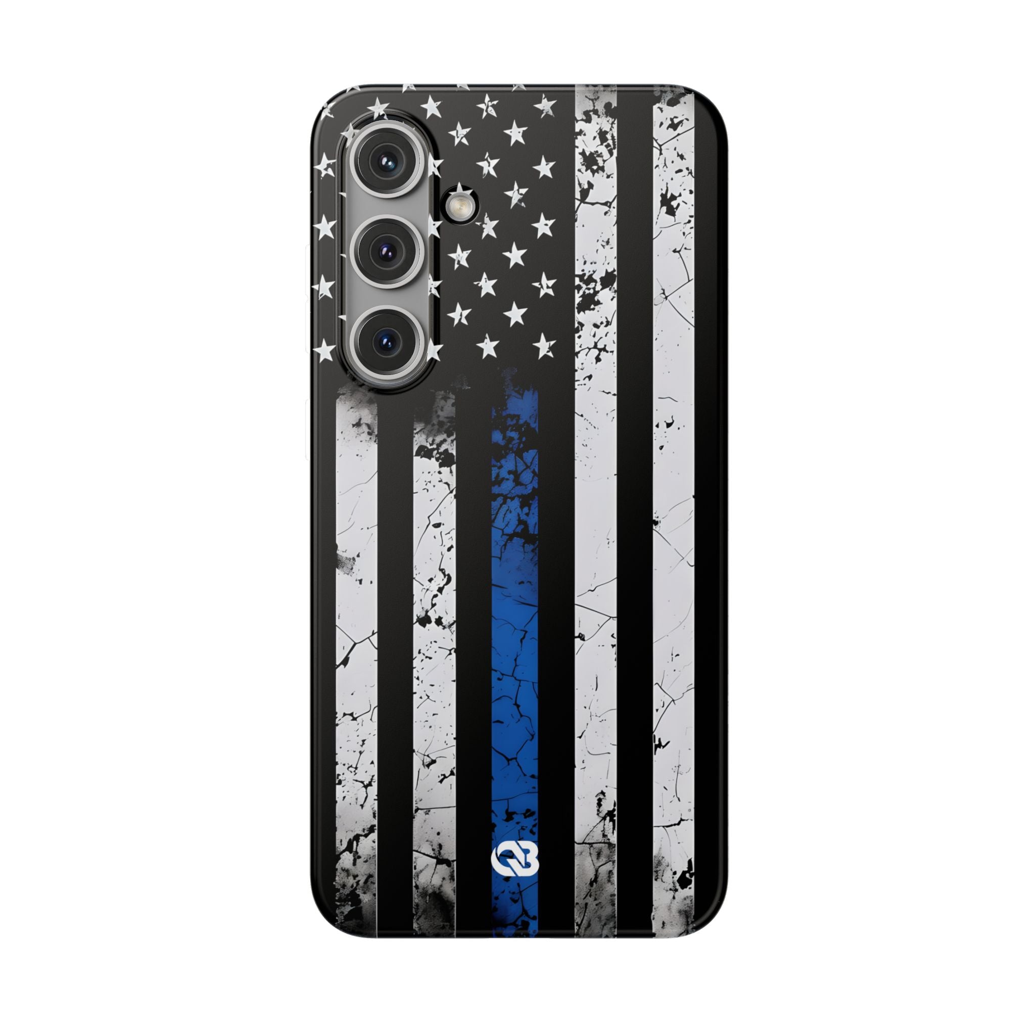 Gritty Cobalt Flag · Soft Handyhülle für Samsung