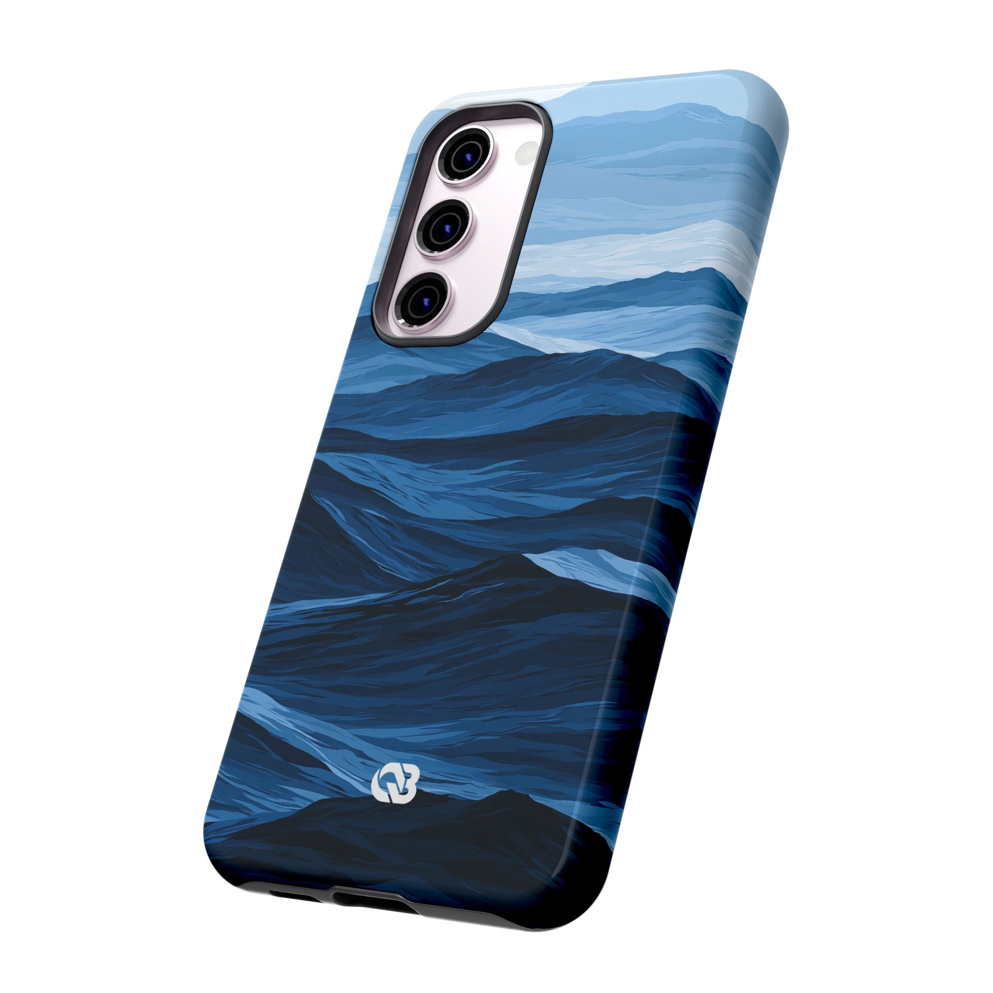 Blue Tough Phone Case for Samsung - Cobalt Ridge Tides