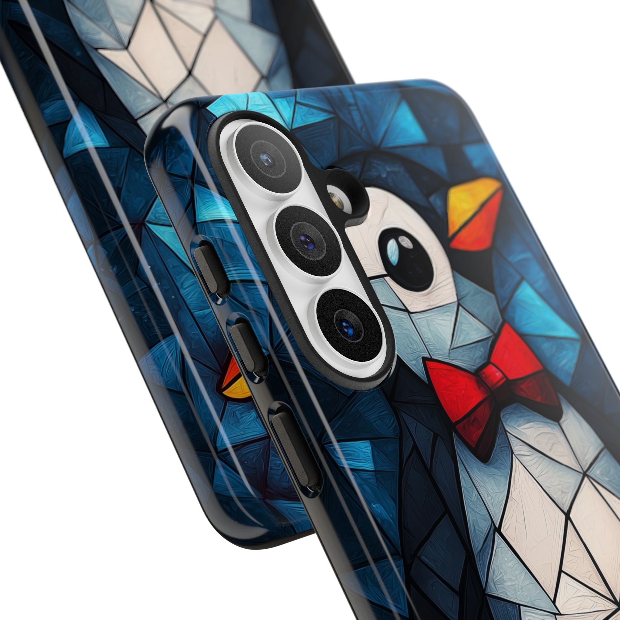 Mosaic Bowtie Penguin · Tough Hoesje voor Samsung