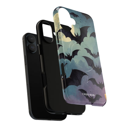 Glowing Bat Swarm iPhone 16 Plus Skal - Tough+