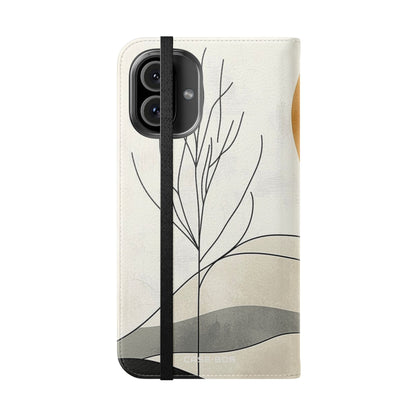 Orange Eclipse Trees - iPhone 16 Plus Case - Wallet