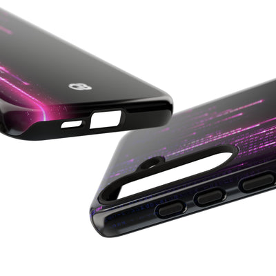 Binary Cascade · Tough Phone Case for Samsung · Black