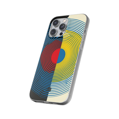 Blue Lite Phone Case for iPhone - Primary Circuit Orbit