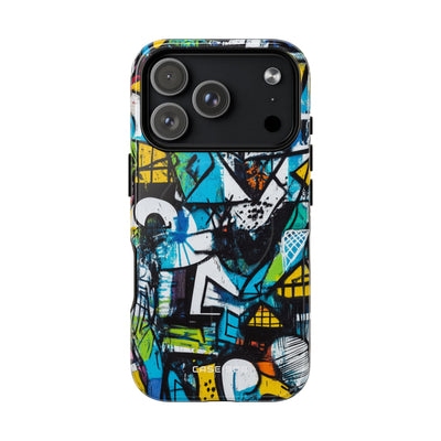 White Ripple Drift iPhone 17 Pro Case - Tough+ - CASE•BOB