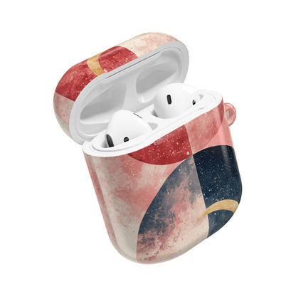 Golden Crescents Crimson - AirPods Case