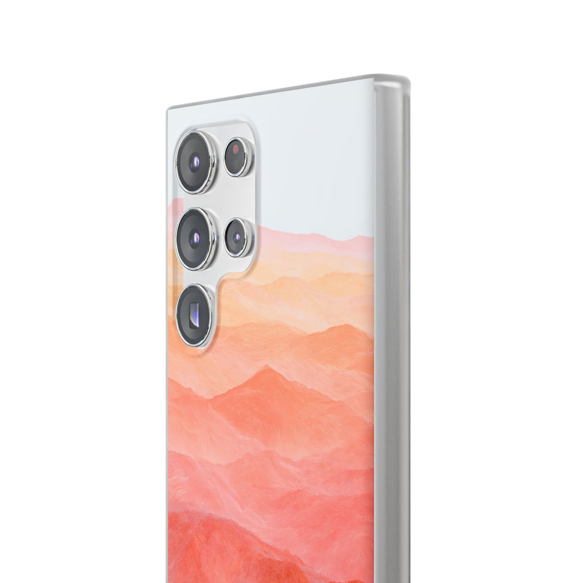 Alpenglow Ridge Vista · Lite Phone Case for Samsung · Orange