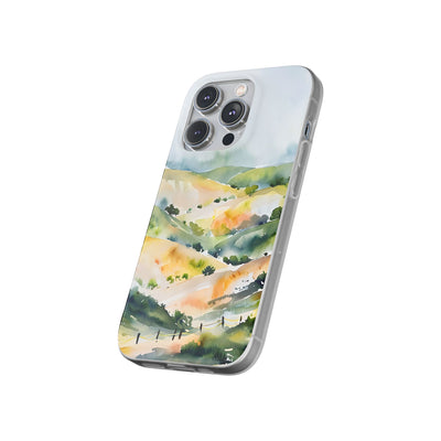 Sage Rolling Hills · Soft Phone Case for iPhone