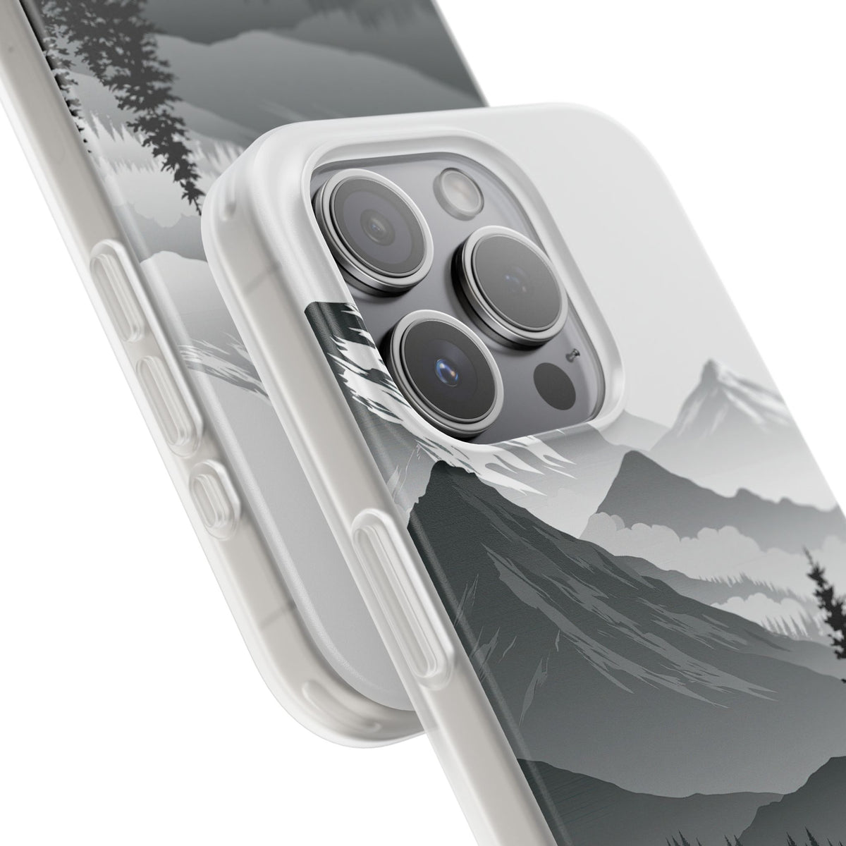 Alpine Horizon · Lite Phone Case for iPhone ·  Black