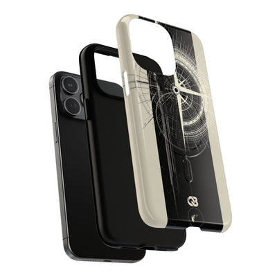Beige Tough 2.0 Magsafe Phone Case for iPhone - Zenith Vector Spire