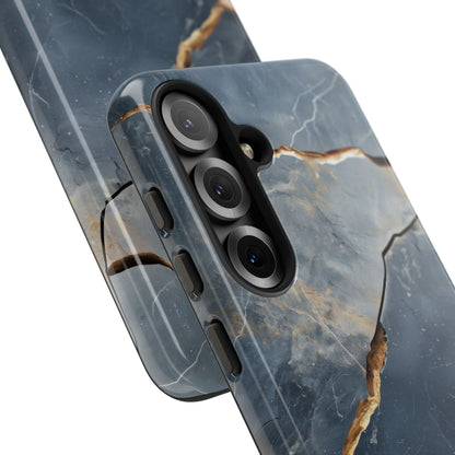 Gezackte Ader Navy Samsung S25 Case - Tough