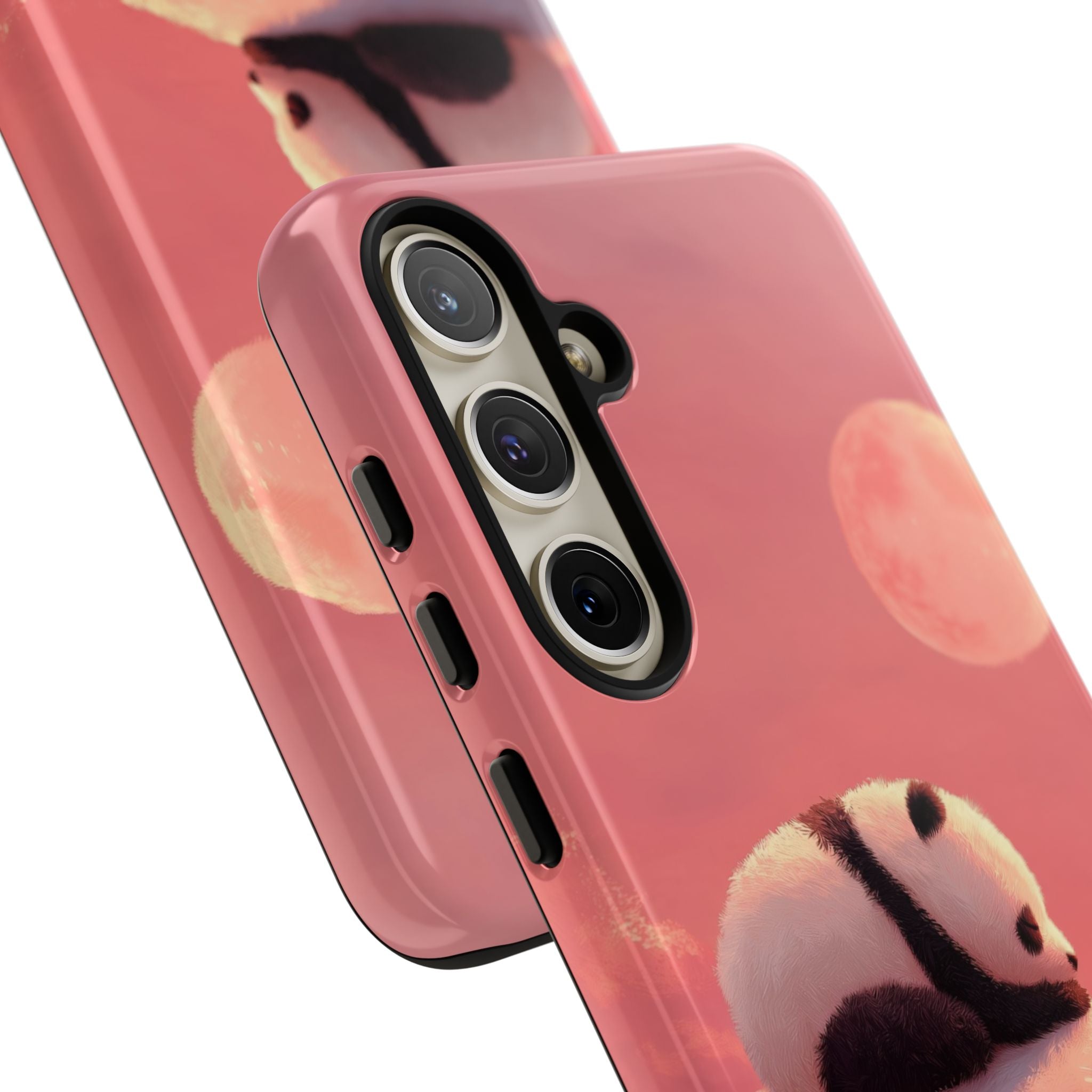 Rose Moon Panda · Tough Coque de téléphone pour Samsung