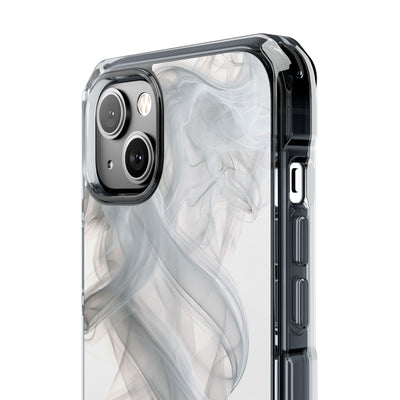 Vapor Noir · Clear Impact Magnetic Phone Case for iPhone ·  White