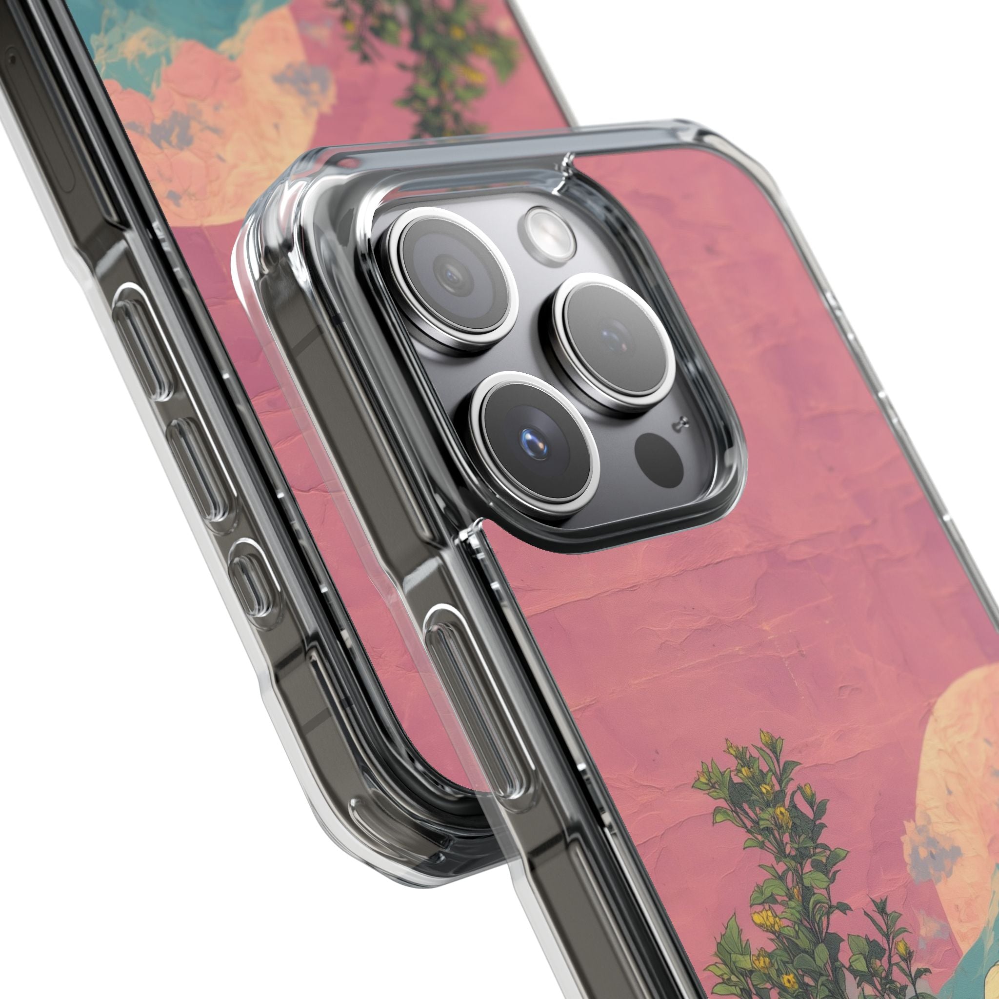 Lunar Pastel Bloom · Coque de téléphone Impact pour iPhone · Magsafe