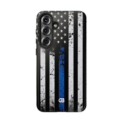 Gritty Cobalt Flag · Tough Handyhülle für Samsung