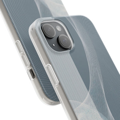 Grey Lite Phone Case for iPhone - Slate Mesh Horizon