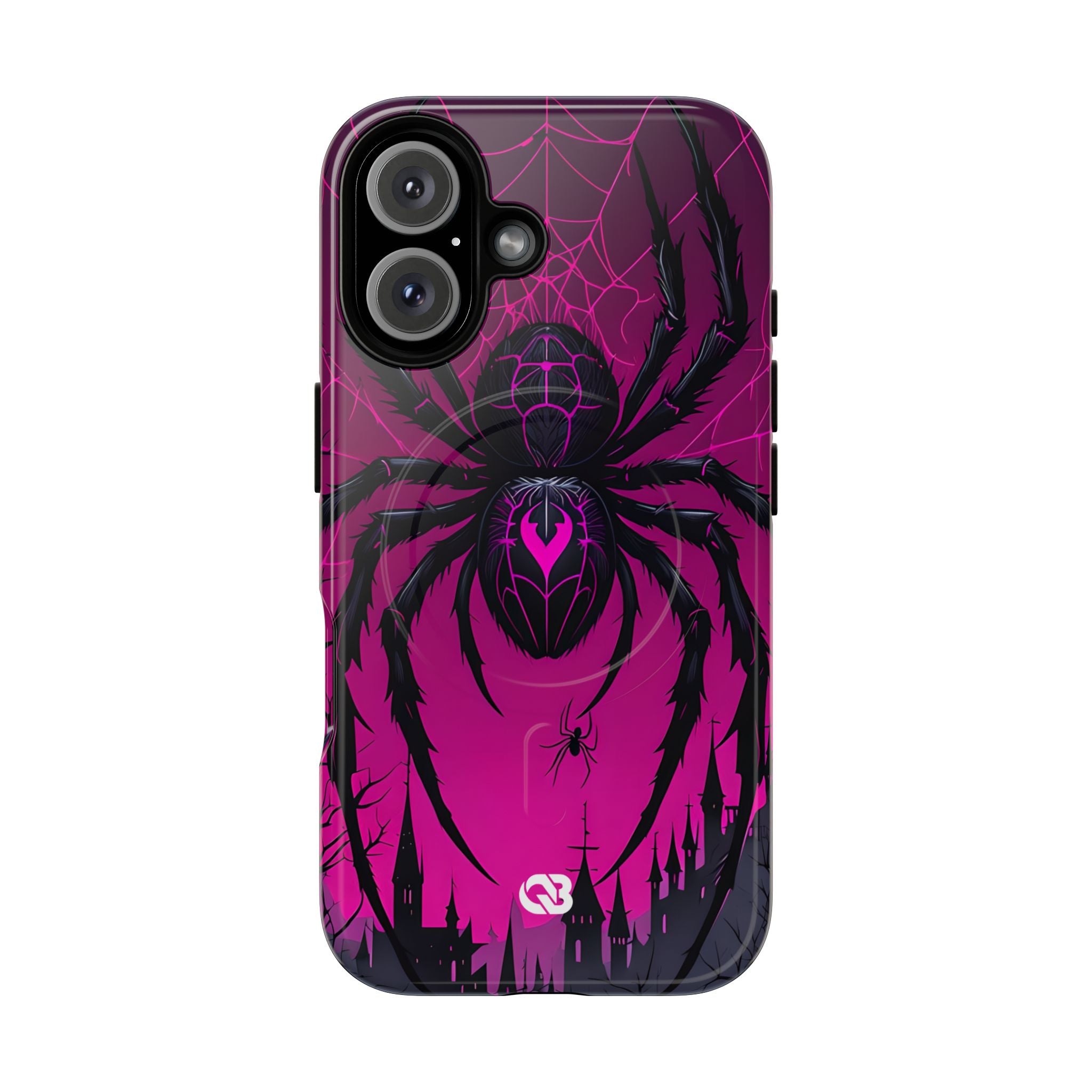 Obsidian Neon Widow · Tough+ Handyhülle für iPhone · Magsafe