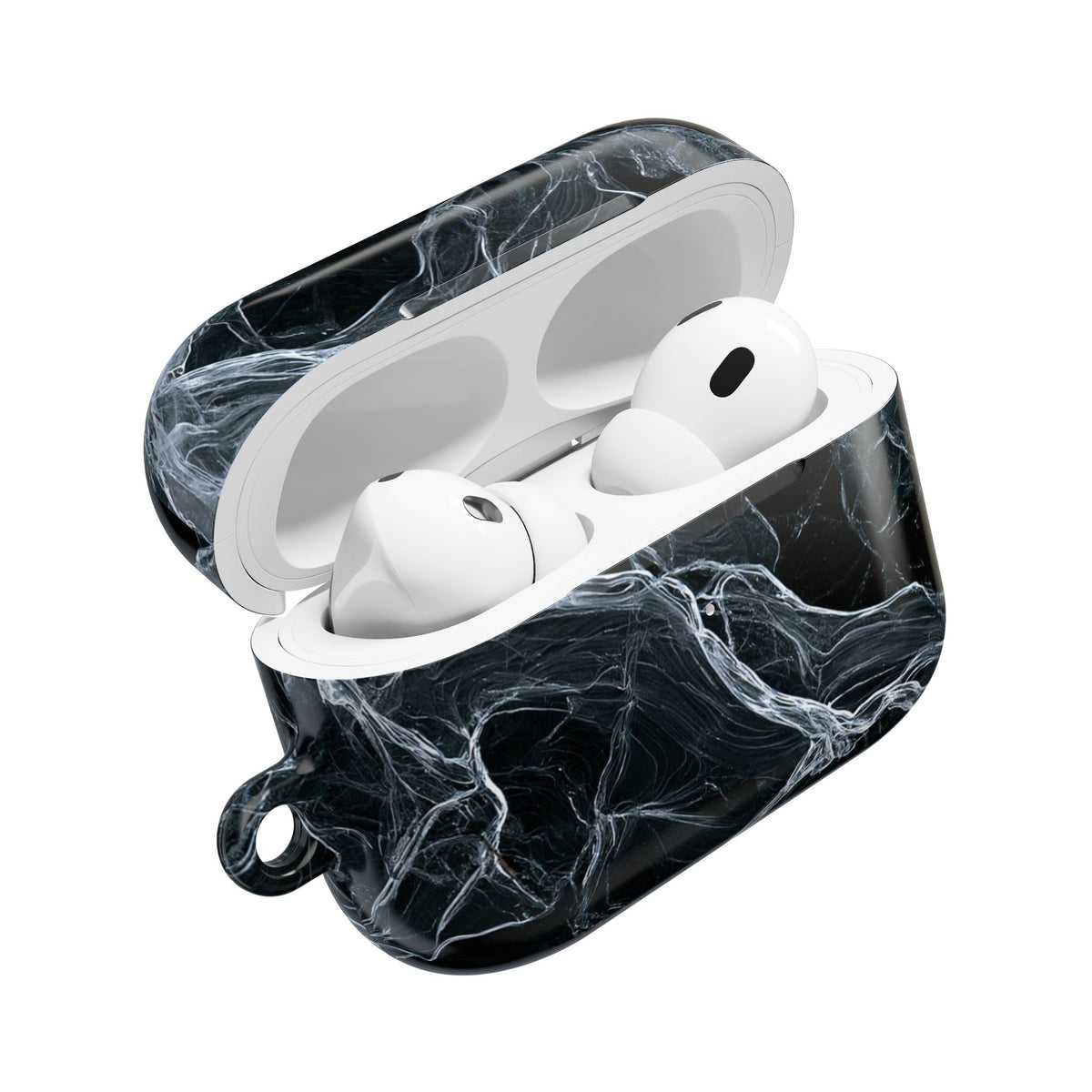 Arctic Gossamer · Hard Case for AirPods & AirPods Pro · Black