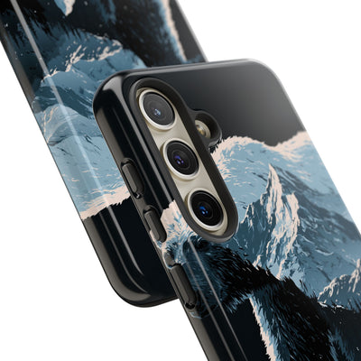 Nordic Arctic Bear · Tough Phone Case for Samsung · Black