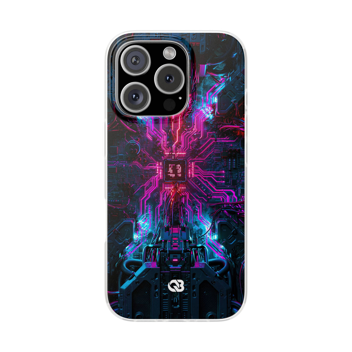 Neural Circuit Core · Lite Phone Case for iPhone ·  Black
