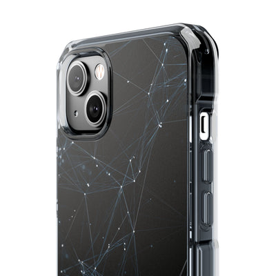 Black Impact MagSafe Phone Case for iPhone - Arctic Neural Mesh