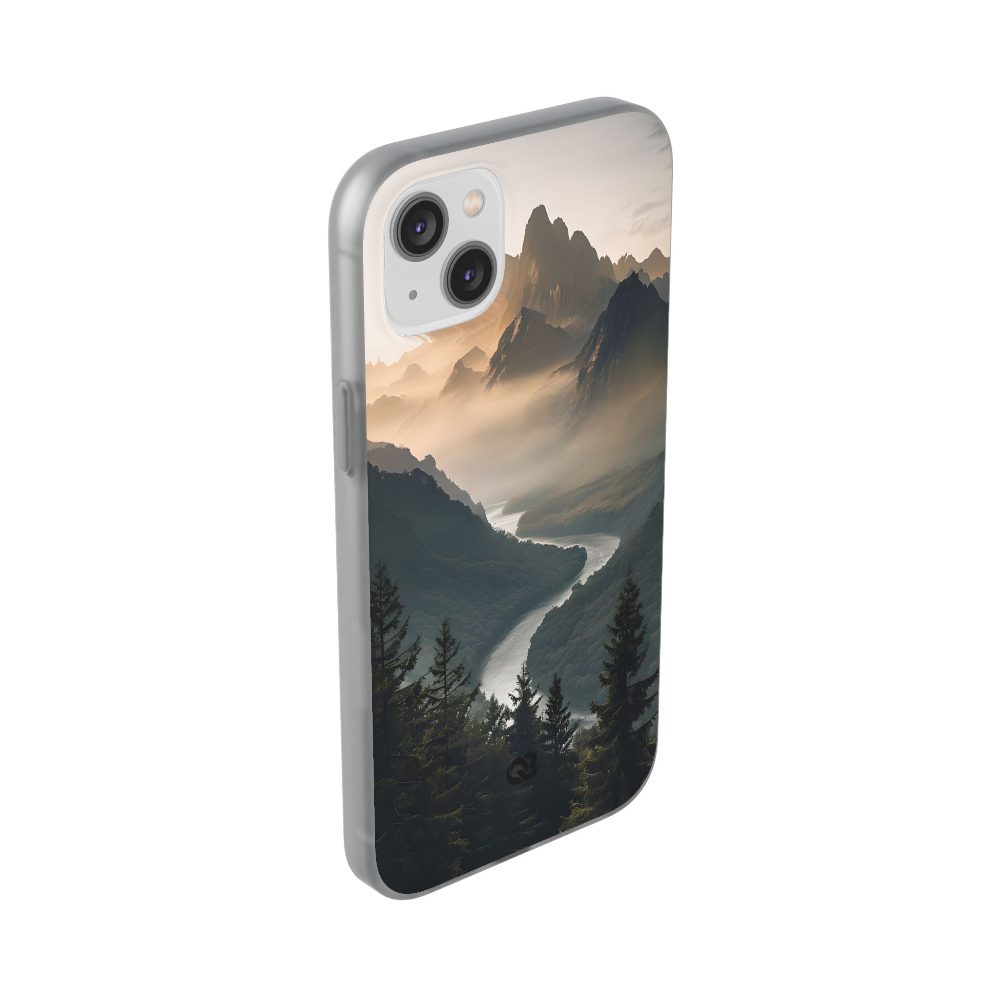Golden Summit Valley · Soft Phone Case for iPhone