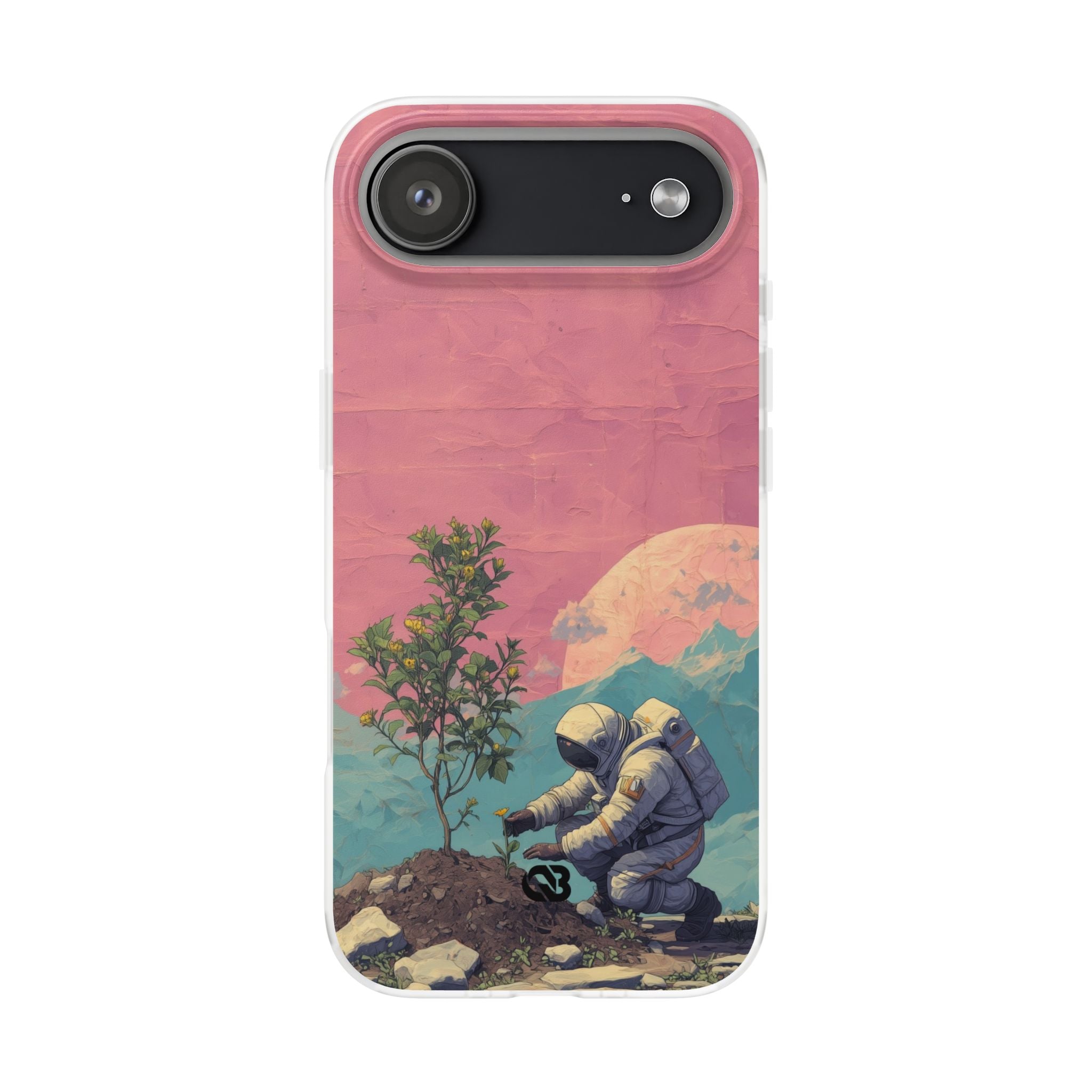 Lunar Pastel Bloom · Soft Phone Case for iPhone